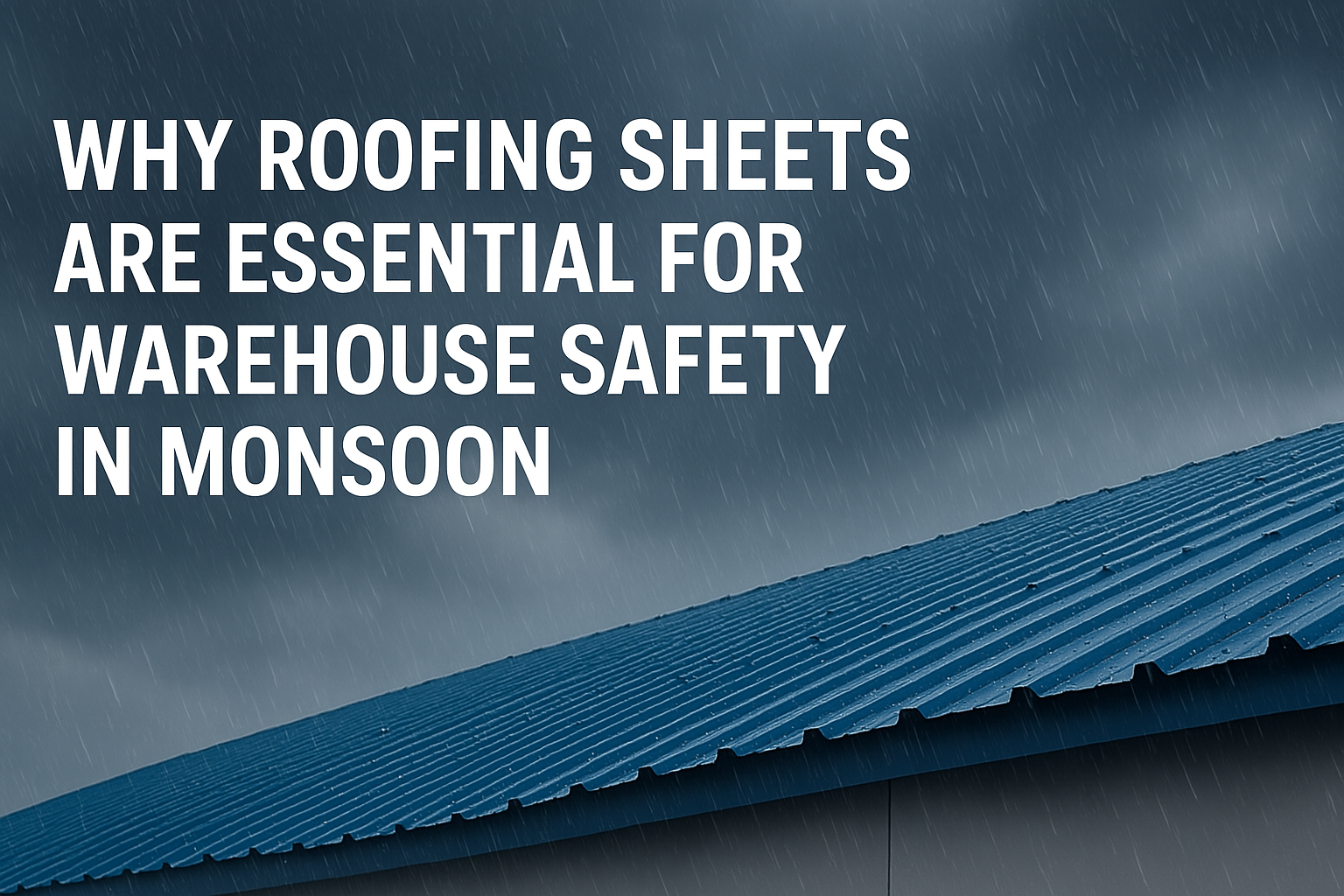 Why Roofing Sheets are Essential for Warehouse Safety in Monsoon