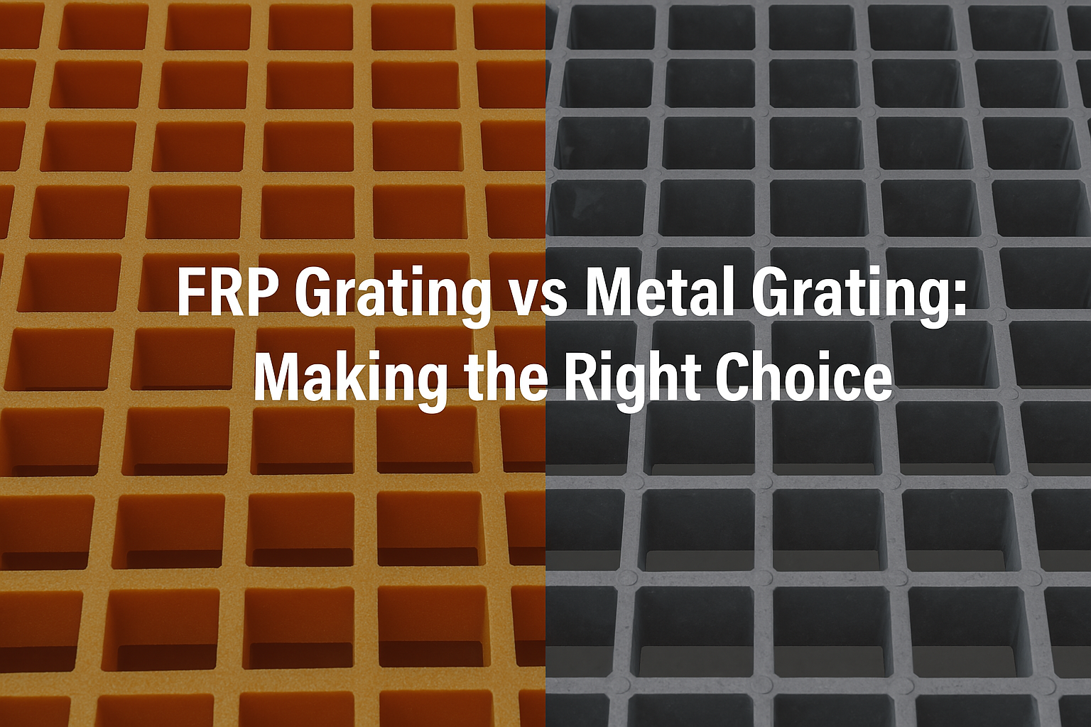 FRP Grating vs Metal Grating: Making the Right Choice