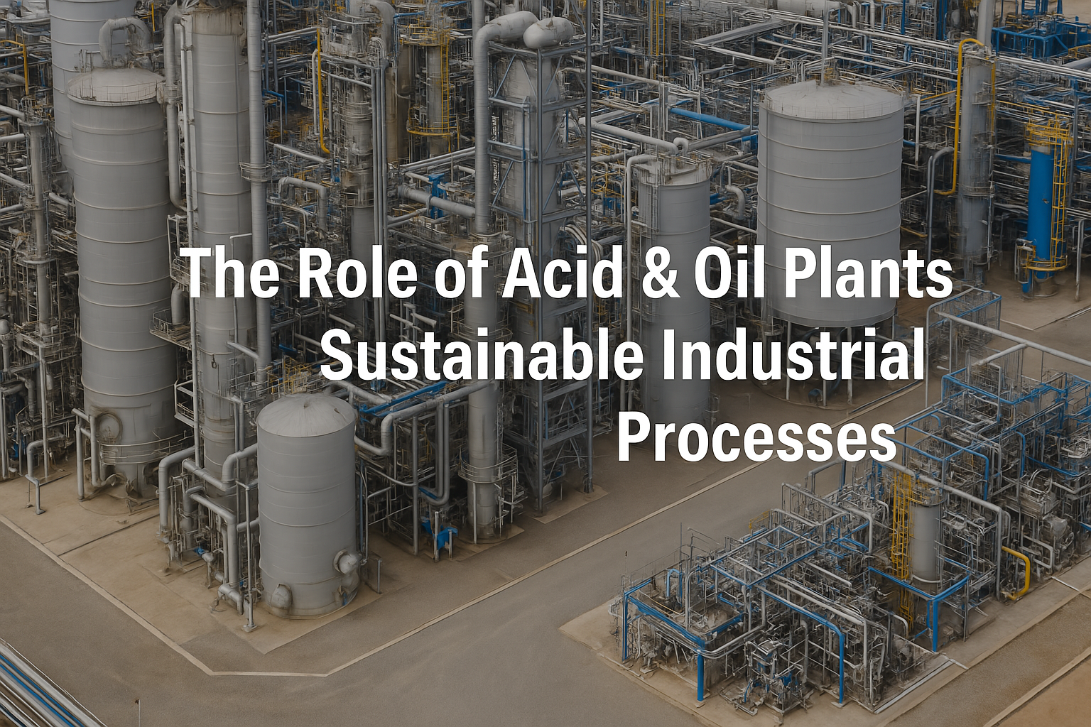 The Role of Acid & Oil Plants in Sustainable Industrial Processes